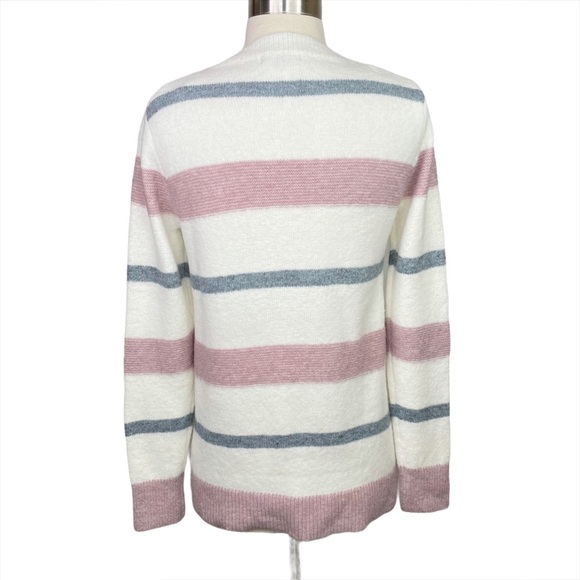 Stitch Fix l Pink Clover Striped Pullover Sweater - Picture 4 of 9